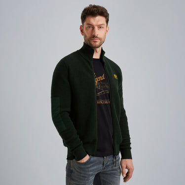 PKC2510322 6027 | Cardigan mit Ellbogen-Patches